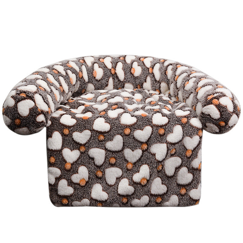 Plush Sofa Blanket Pet Bed