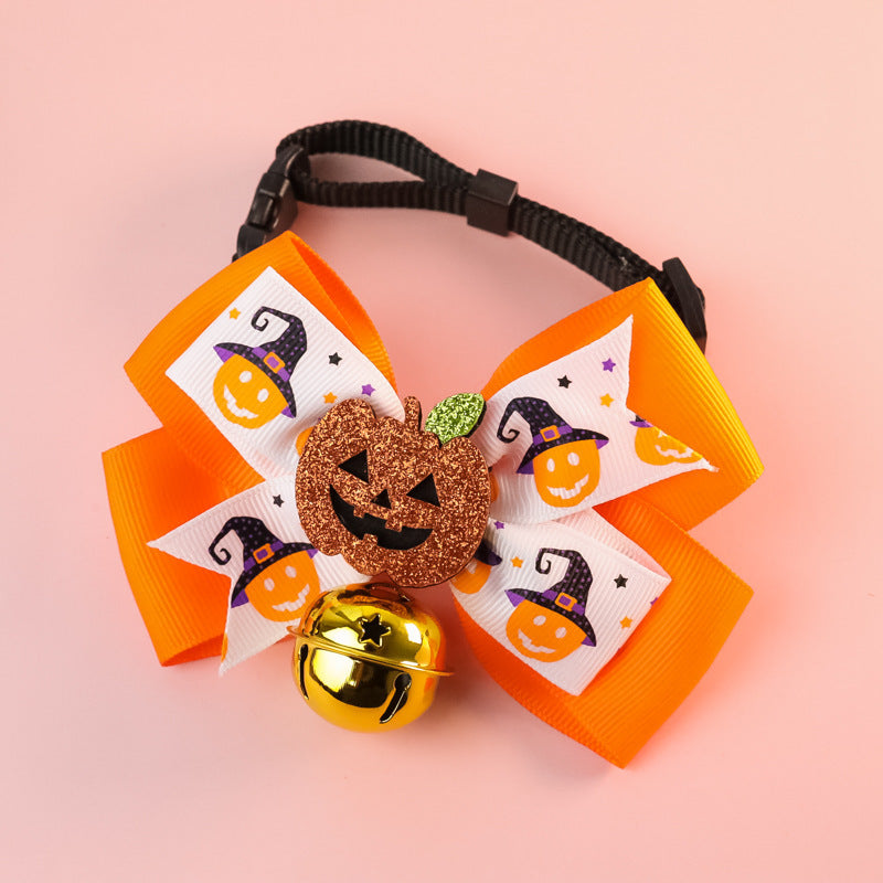 Halloween Pumpkin Bow Tie