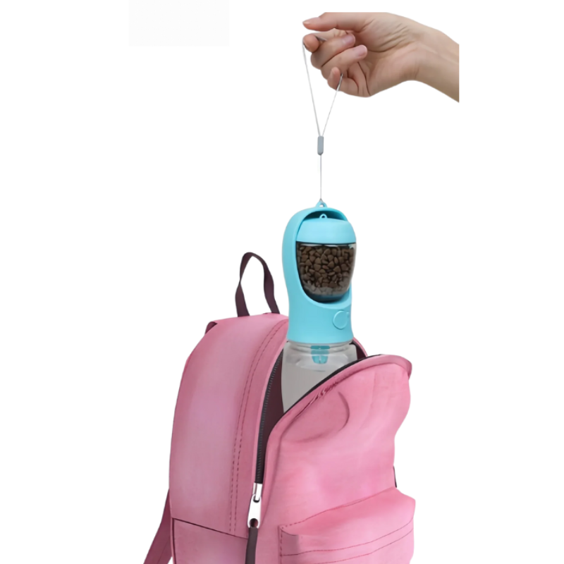 Portable Water Bottle with Food Storage