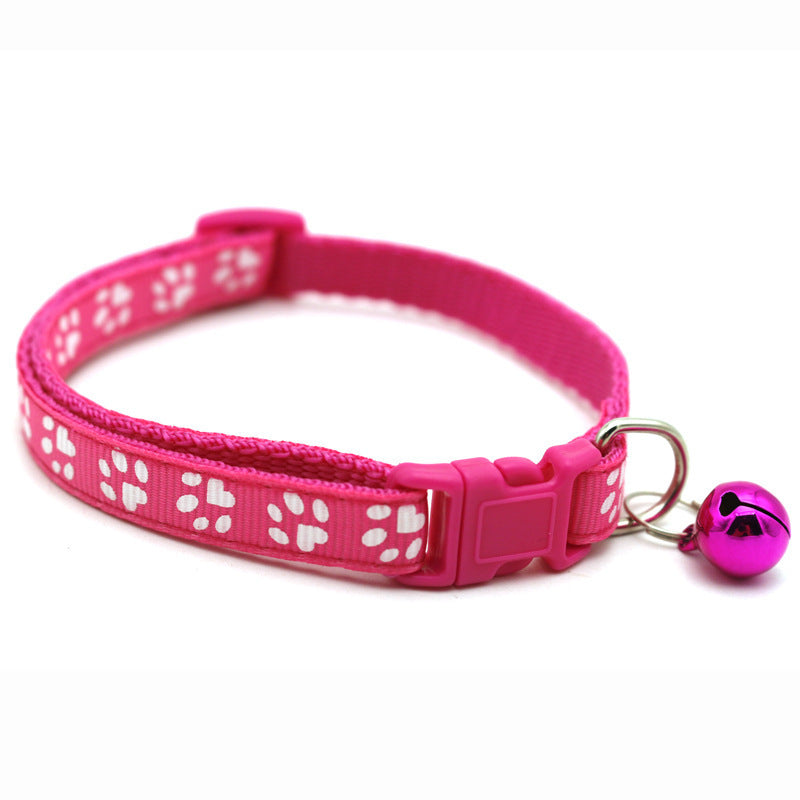 Paw Print Cat Collar