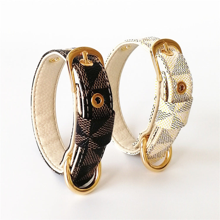 Luxury Dog Collar And Leash Set