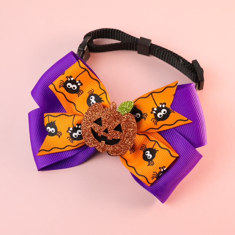 Halloween Pumpkin Bow Tie