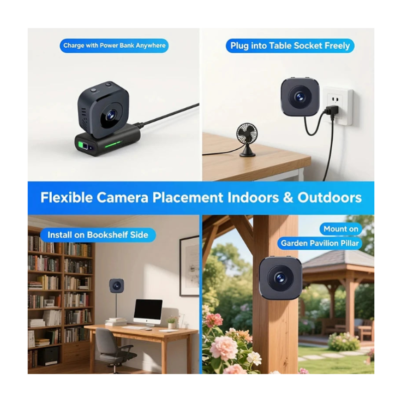Mini 4K Full HD Security Camera