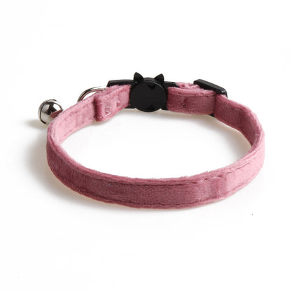 Velvet Bowknot Dog Collars
