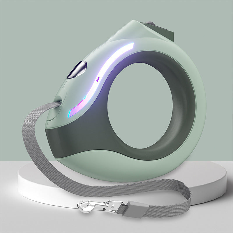 Shine Bright LED Retractable Leash