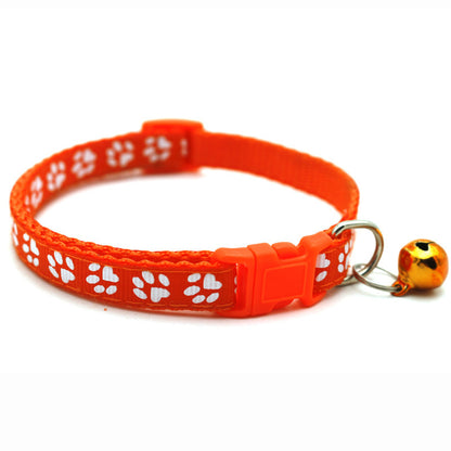 Paw Print Cat Collar
