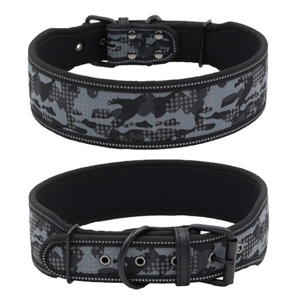 Camo Reflective  Dog Collar