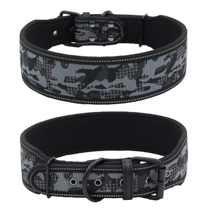 Camo Reflective  Dog Collar