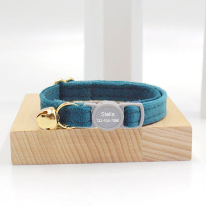 Fashion velvet collar