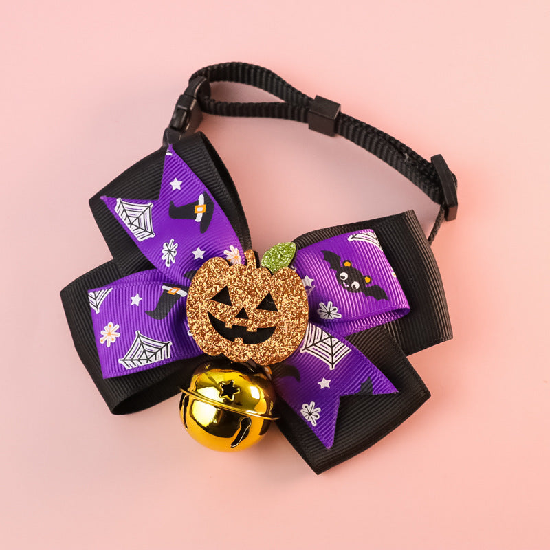 Halloween Pumpkin Bow Tie