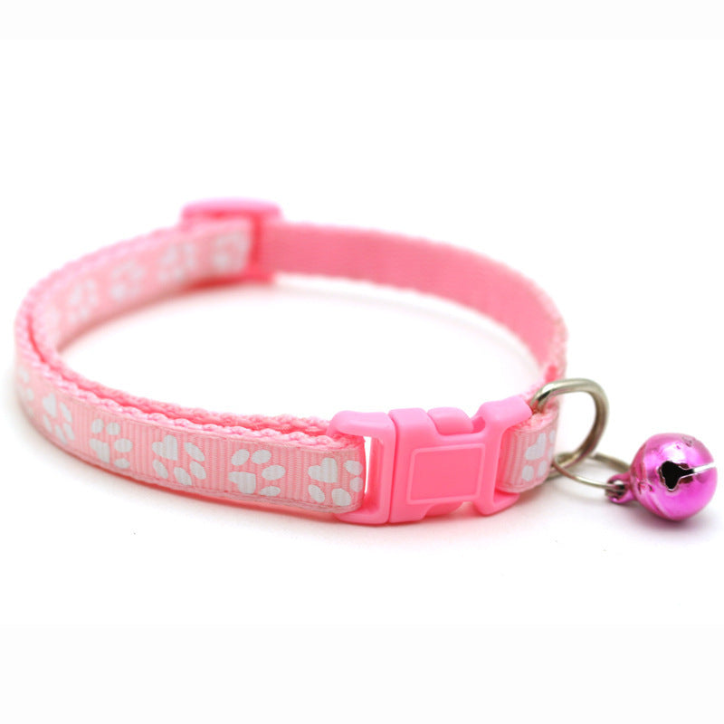 Paw Print Cat Collar