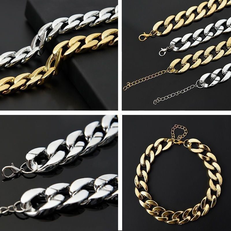 Gold And Silver Bling Chain With Sunglasses