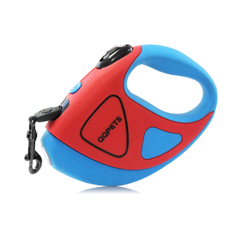 Retractable Dog Leash With LED Flashlight