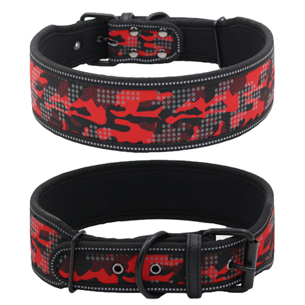 Camo Reflective  Dog Collar