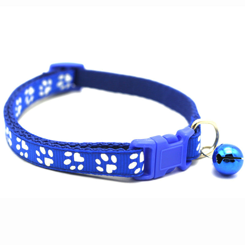 Paw Print Cat Collar