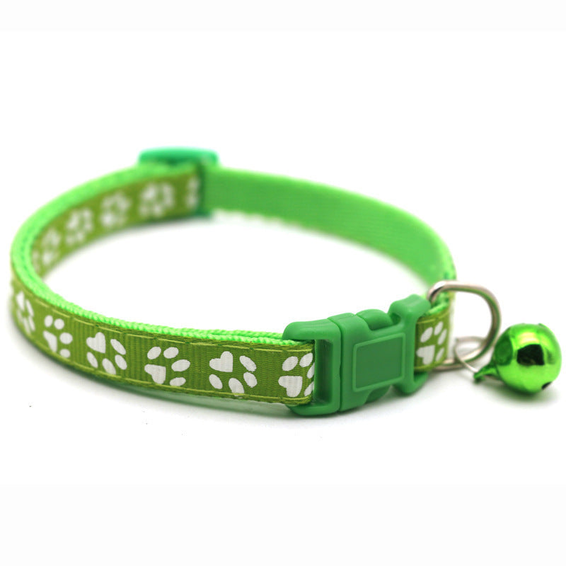Paw Print Cat Collar