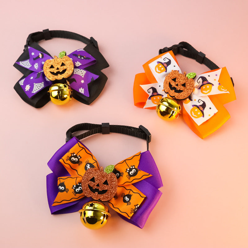 Halloween Pumpkin Bow Tie