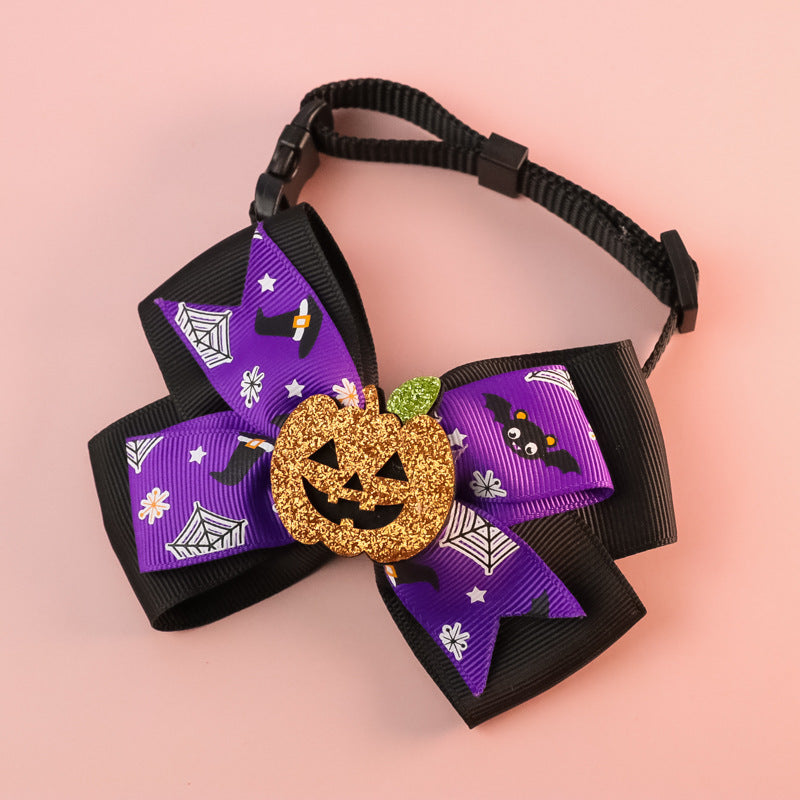 Halloween Pumpkin Bow Tie