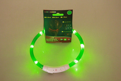 Glowing LED safety Collar