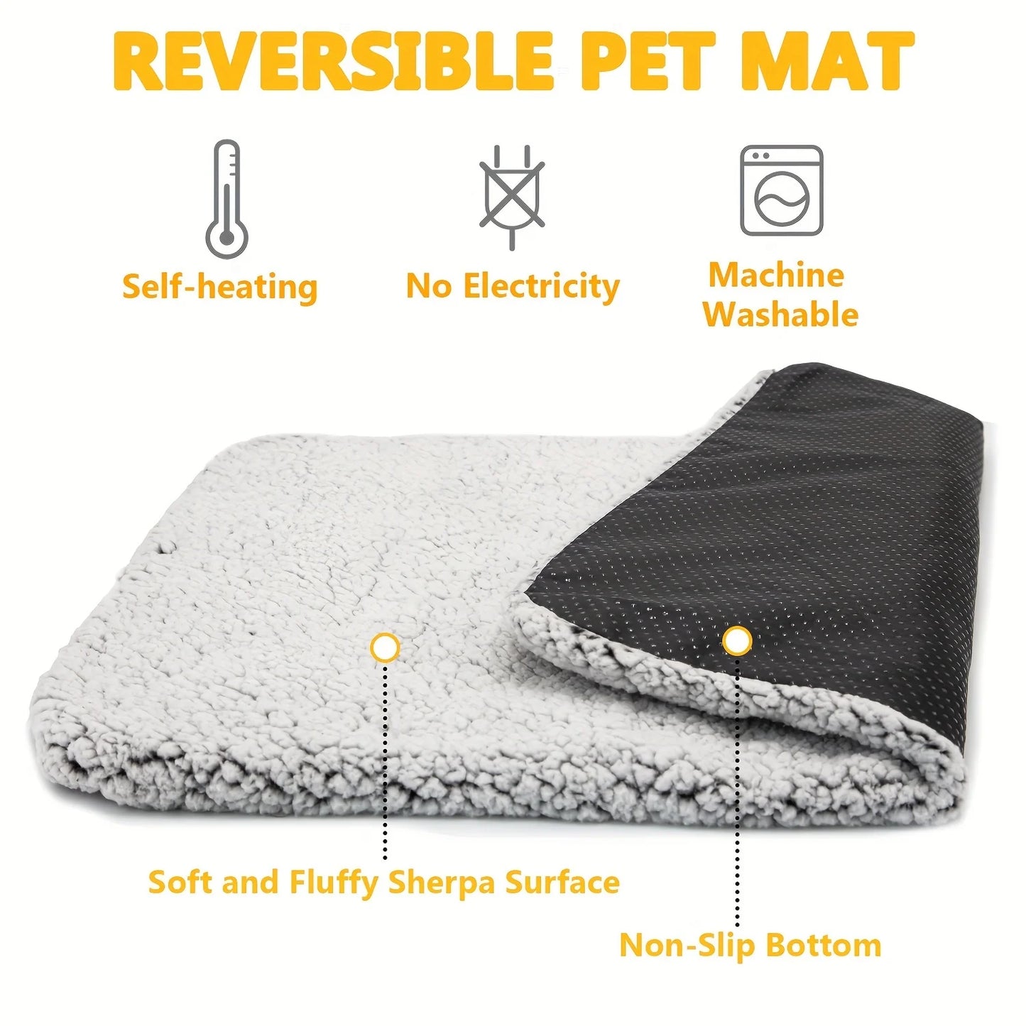 Self Warming Insulated Pet Bed