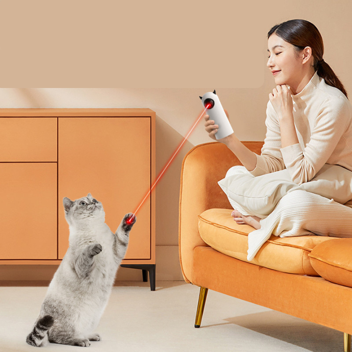 Electric Automatic Infrared Cat Teaser Toy