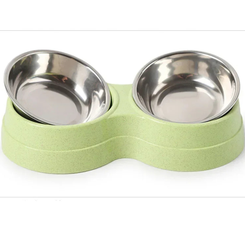 Double Bowl Pet Feeder