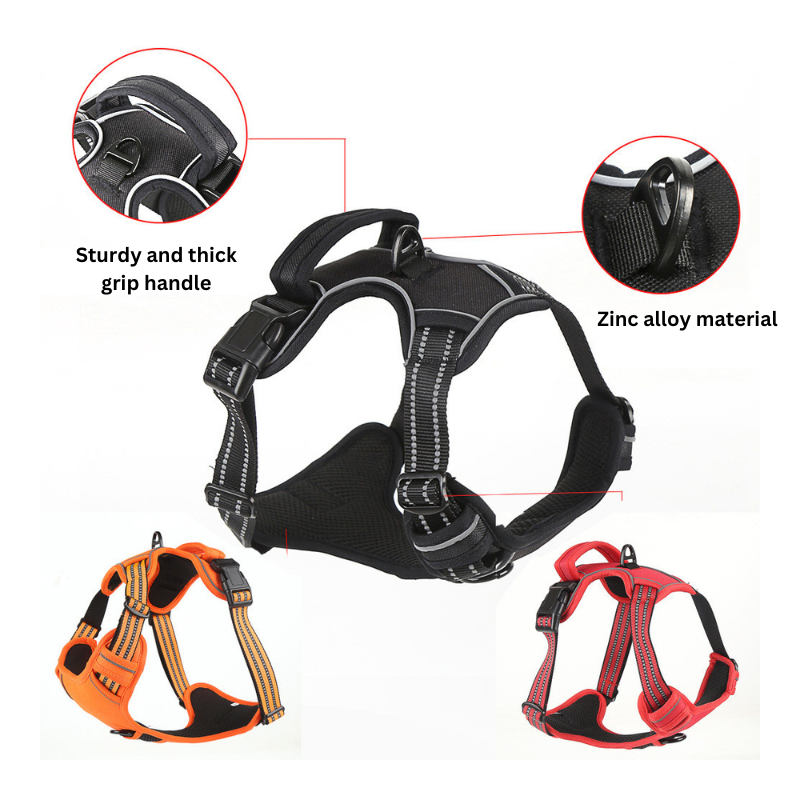 Reflective And Breathable Pet Harness