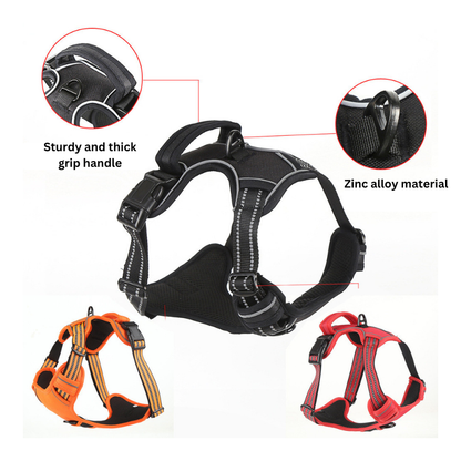Reflective And Breathable Pet Harness