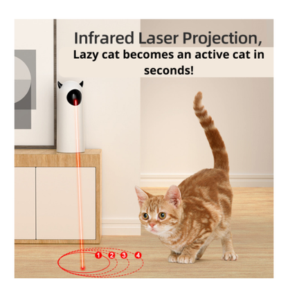 Electric Automatic Infrared Cat Teaser Toy