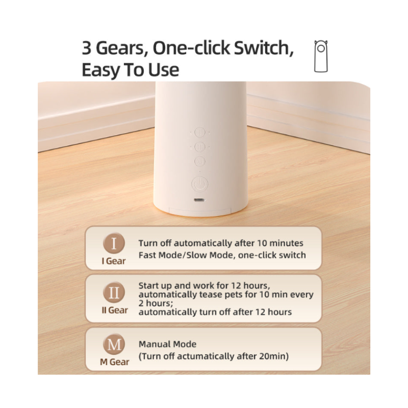 Electric Automatic Infrared Cat Teaser Toy