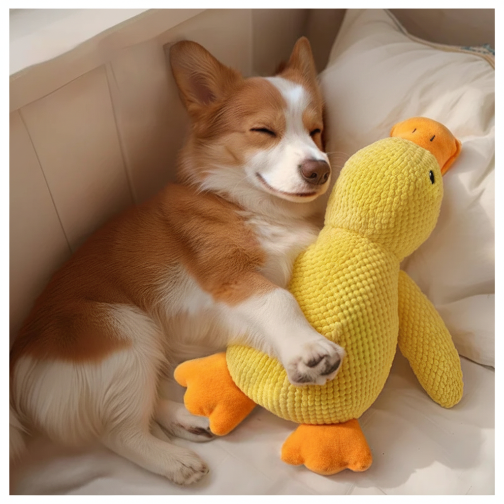 Squeaky Duck Dog Toy