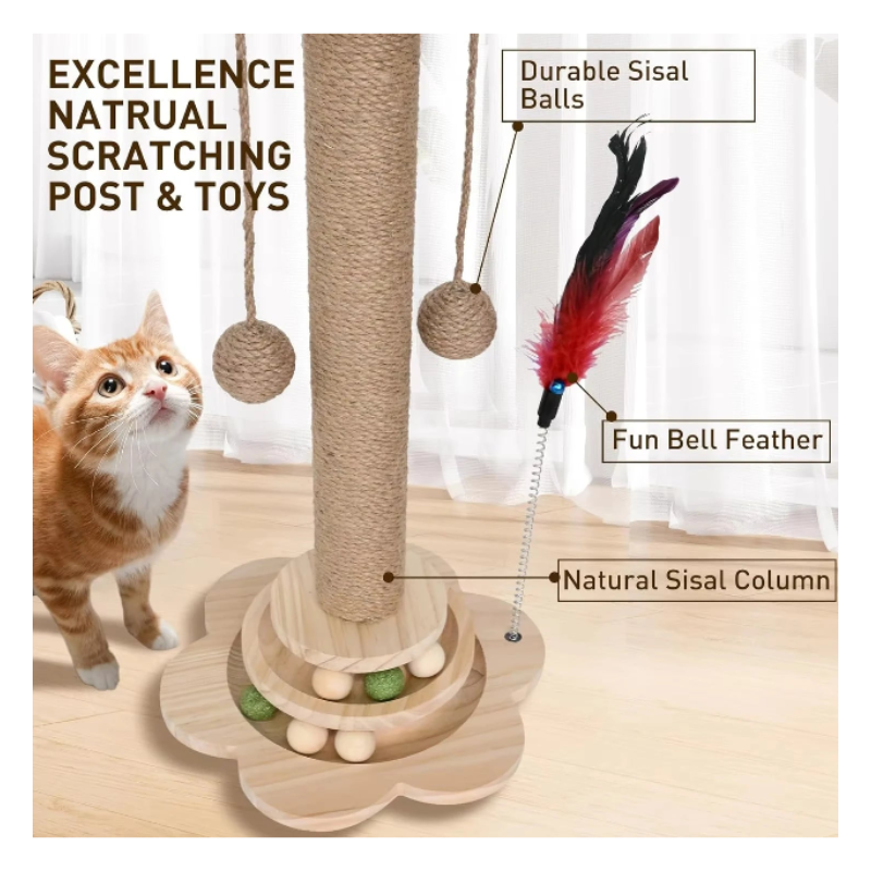 Sisal Scratch Tower Toy