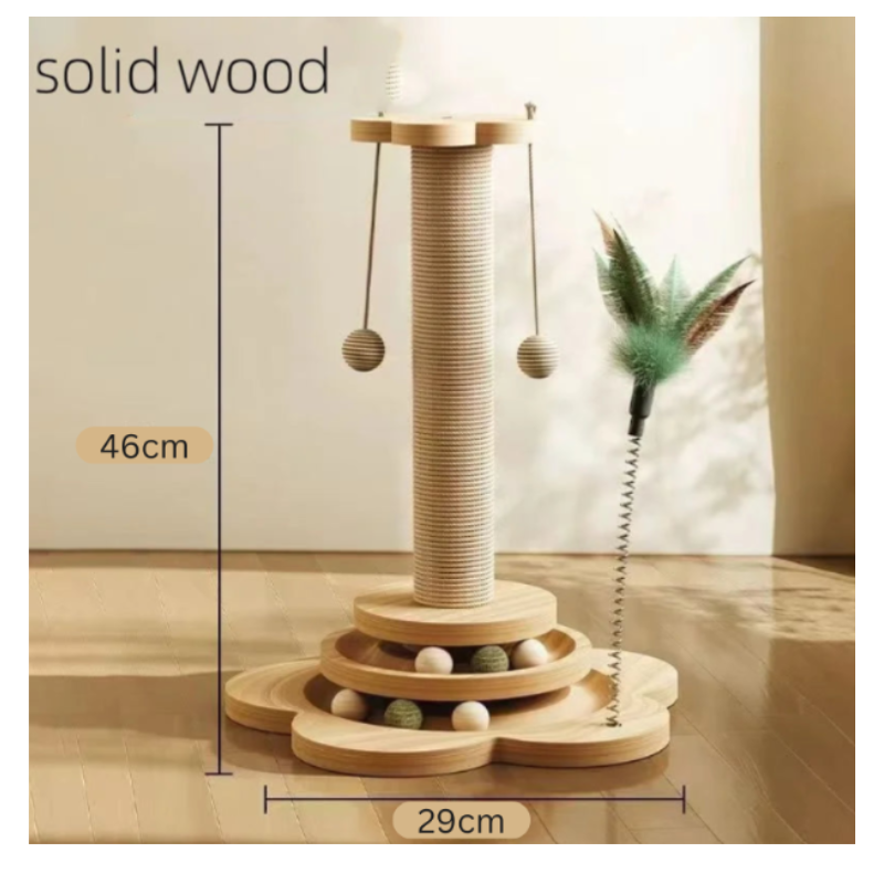 Sisal Scratch Tower Toy