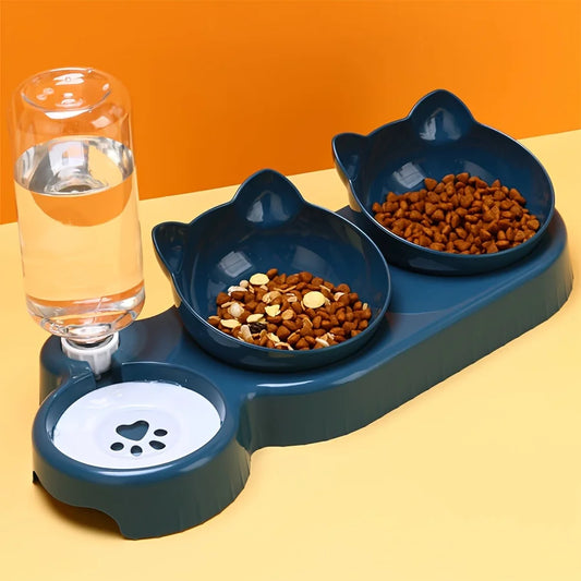 Pet Bowls With Water Dispenser