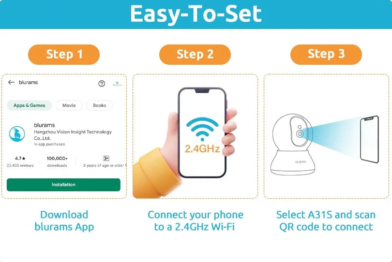 2K Pet Indoor Security Camera