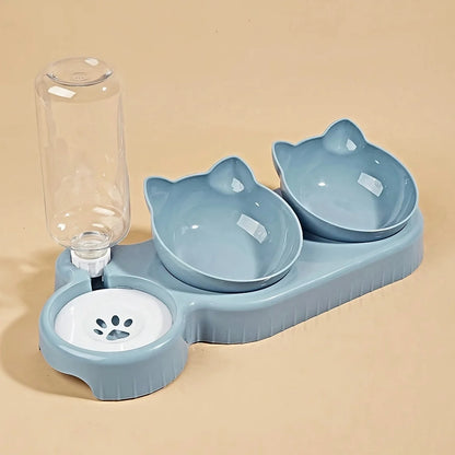 Pet Bowls With Water Dispenser