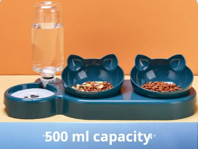 Pet Bowls With Water Dispenser
