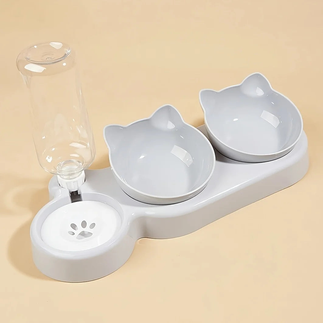 Pet Bowls With Water Dispenser