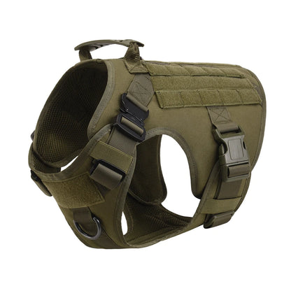 Tactical Military Harness and Leash Set