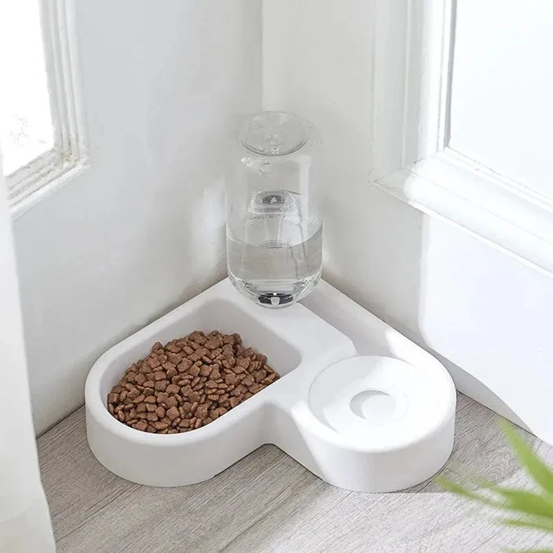 Pet Bowl With Automatic Water Dispenser