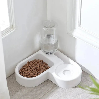 Pet Bowl With Automatic Water Dispenser