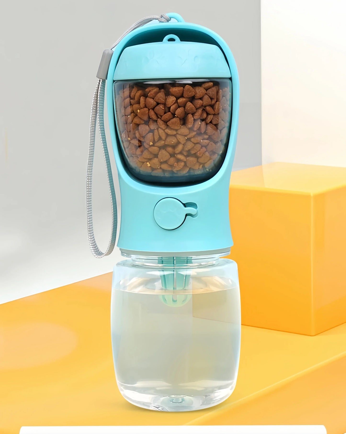 Portable Water Bottle with Food Storage