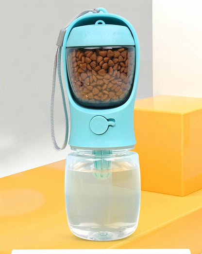 Portable Water Bottle with Food Storage