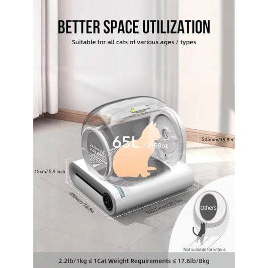 Smart Self Cleaning Litter Box