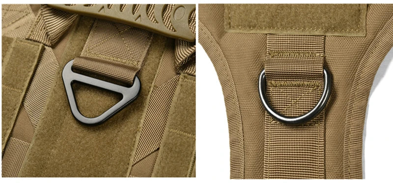 Tactical Military Harness and Leash Set
