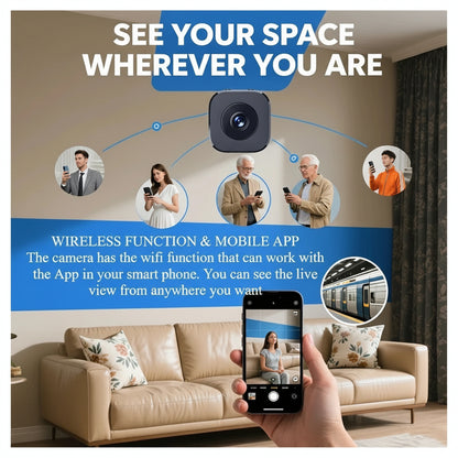 Mini 4K Full HD Security Camera