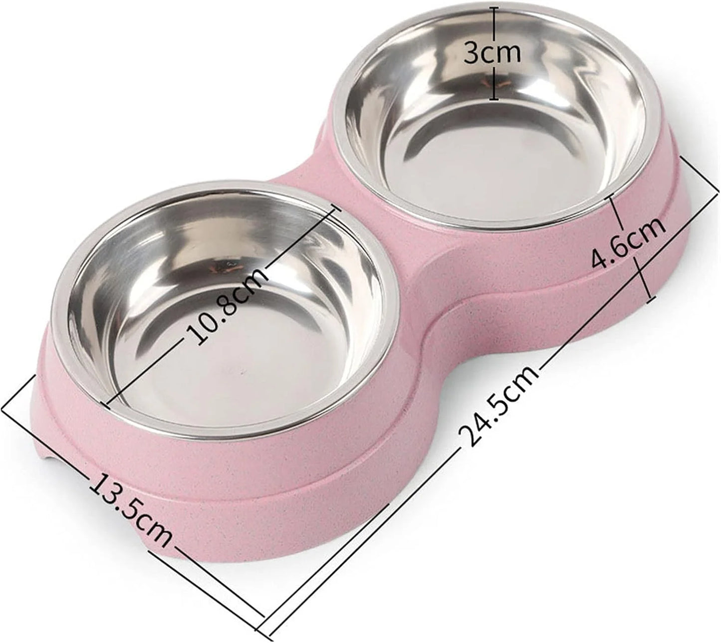 Double Bowl Pet Feeder