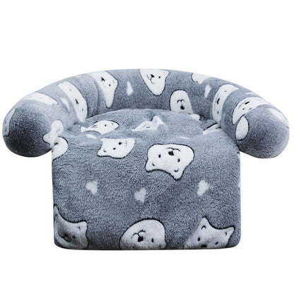 Plush Sofa Blanket Pet Bed