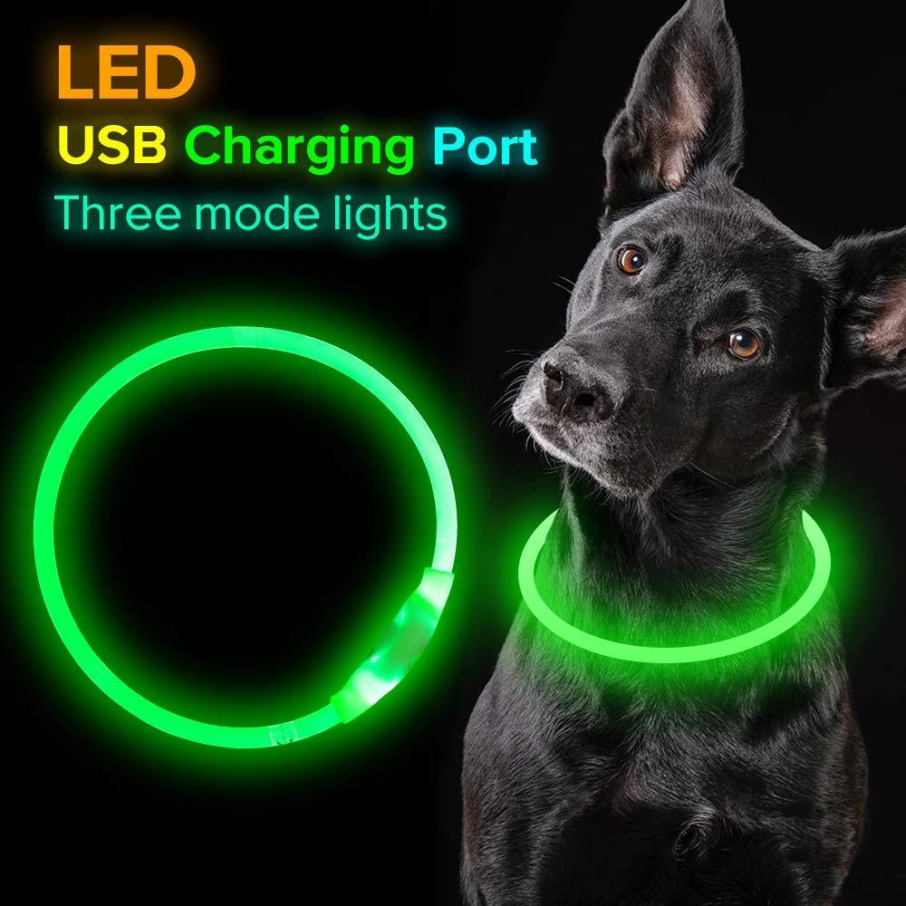 Glowing LED safety Collar
