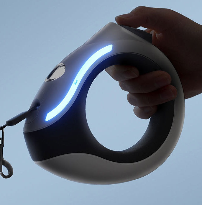 Shine Bright LED Retractable Leash